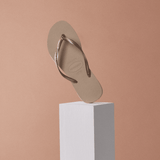 Women's Slim Flip Flops - Beige